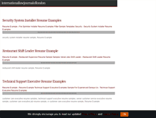 Tablet Screenshot of internationallawjournaloflondon.com